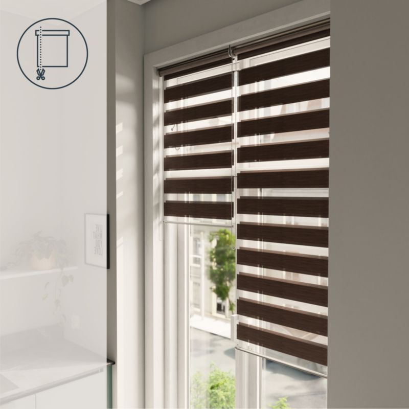 GoodHome Brize rullegardin 72,3 x 240 cm brun
