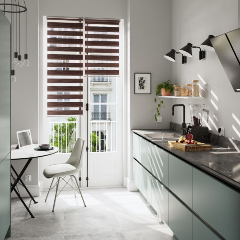 GoodHome Brize rullegardin 72,3 x 240 cm brun