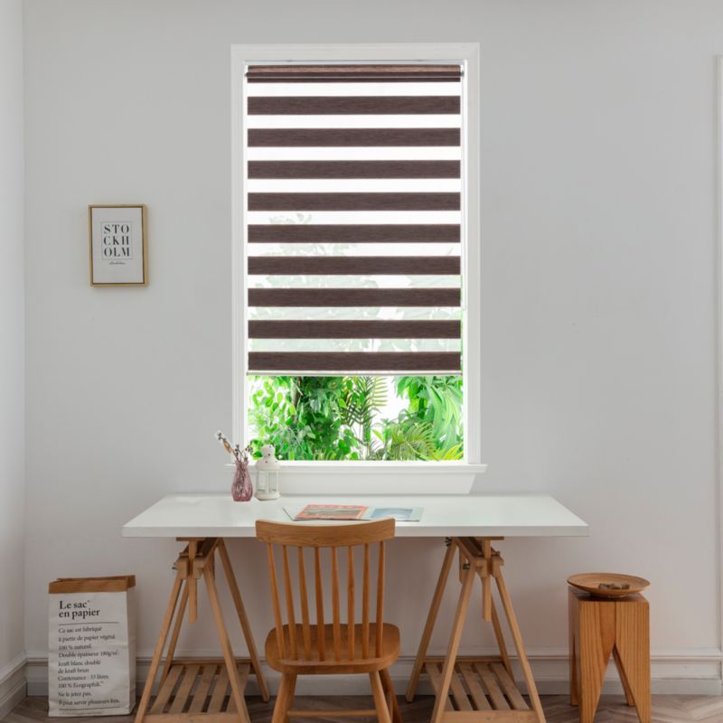 GoodHome Brize rullegardin 72,3 x 240 cm brun