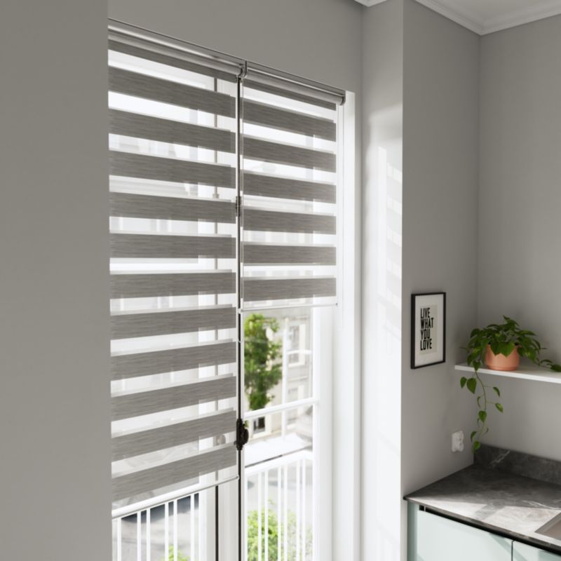 GoodHome Brize rullegardin 72,3 x 240 cm grå
