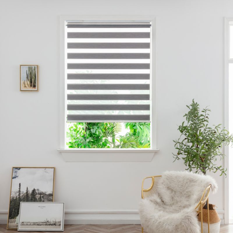 GoodHome Brize rullegardin 97,3 x 160 cm grå