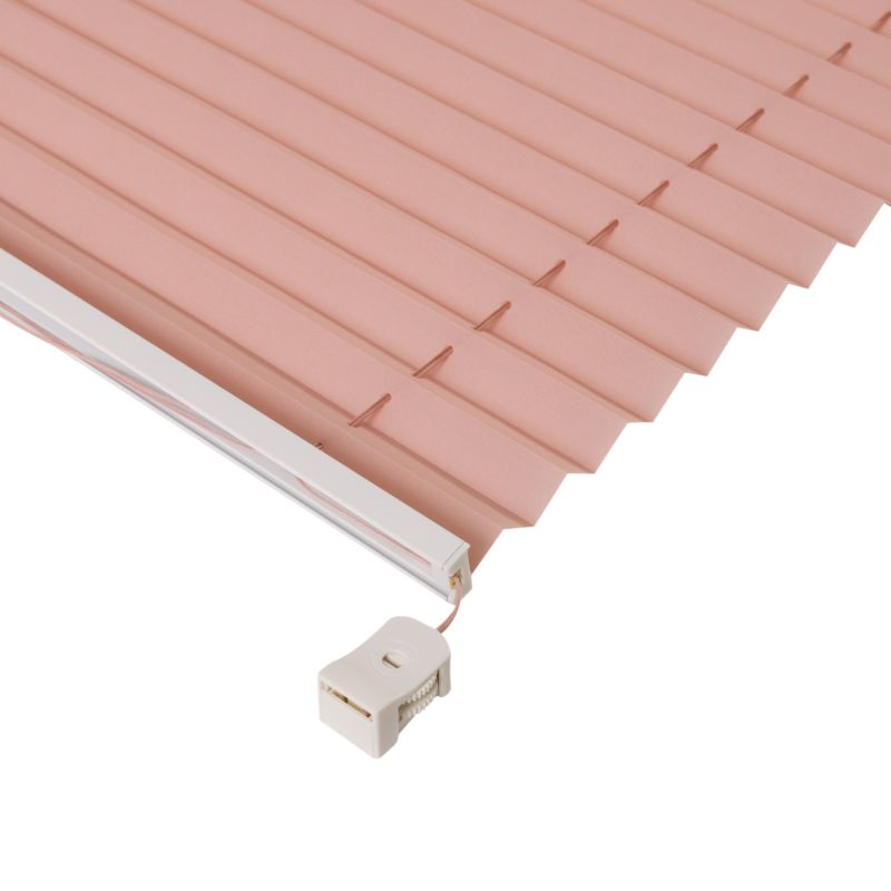 GoodHome Caprera plissegardin 42 x 150 cm i ferskenfarve