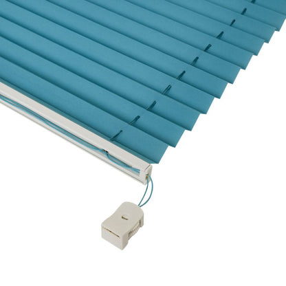 GoodHome Caprera plissé-gardin 57 x 150 cm blå
