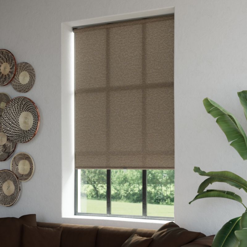 GoodHome Eccles rullegardin 118 x 160 cm brun
