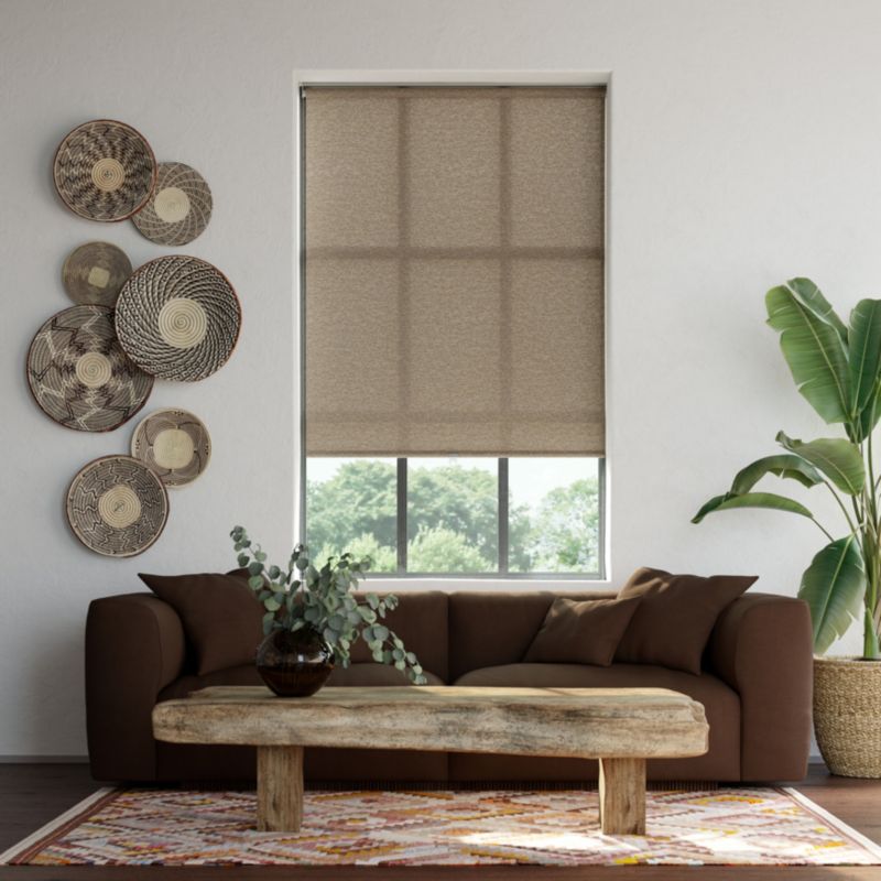 GoodHome Eccles rullegardin 118 x 160 cm brun