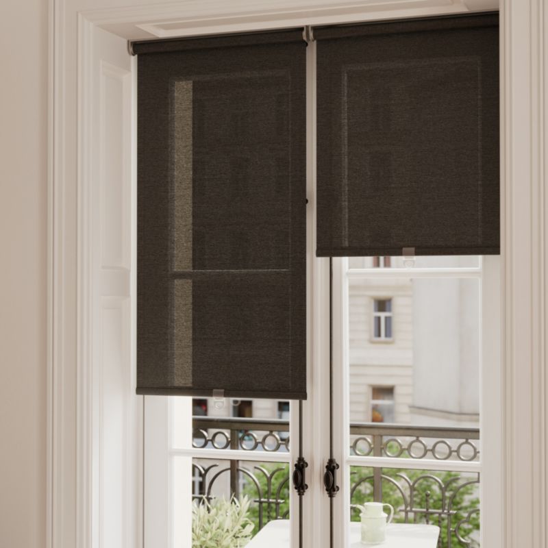GoodHome Eccles rullegardin 73 x 240 cm sort