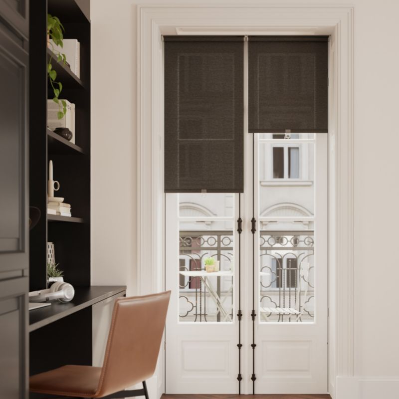GoodHome Eccles rullegardin 73 x 240 cm sort