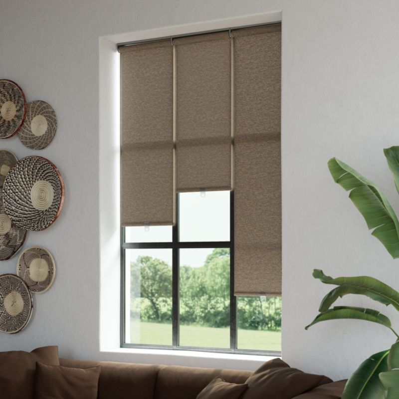 GoodHome Eccles TEK rullegardin 43 x 160 cm brun