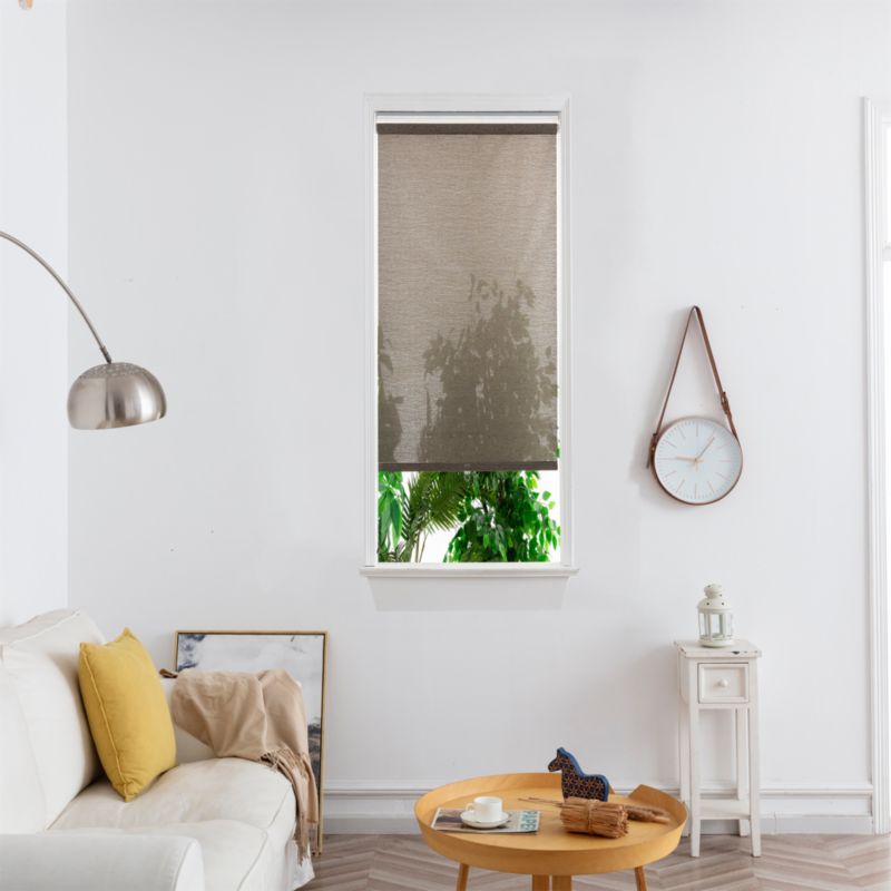 GoodHome Eccles TEK rullegardin 43 x 160 cm brun