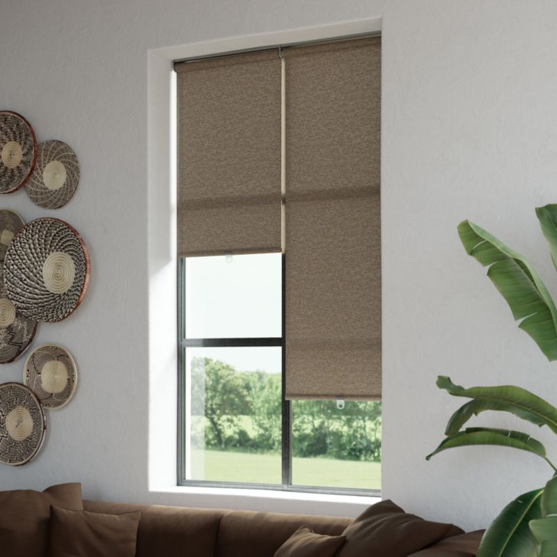 GoodHome Eccles TEK rullegardin 53 x 160 cm brun