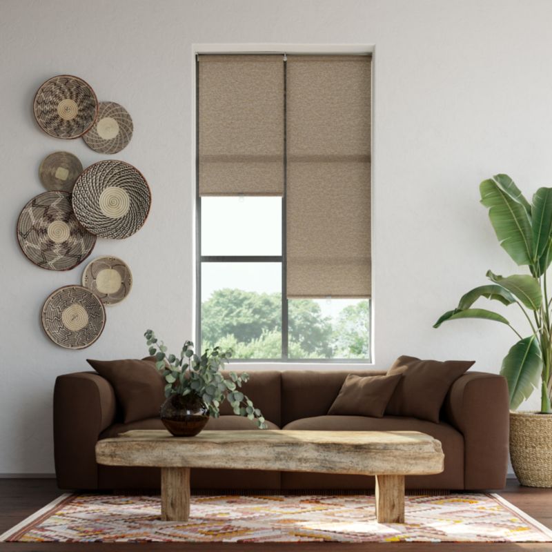 GoodHome Eccles TEK rullegardin 88 x 160 cm brun