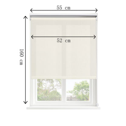 GoodHome Halo rullegardin 52 x 160 cm hvid