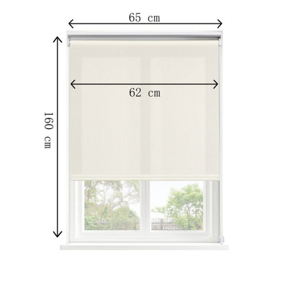 GoodHome Halo rullegardin 62 x 160 cm hvid