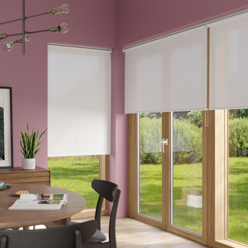 GoodHome Halo rullegardin 68,5 x 240 cm hvid