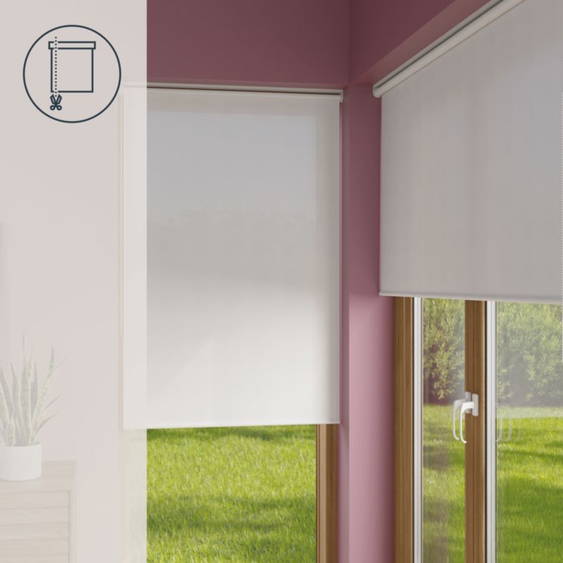 GoodHome Halo rullegardin 68,5 x 240 cm hvid
