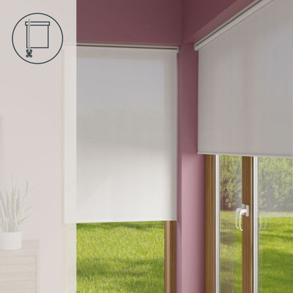GoodHome Halo rullegardin 68,5 x 240 cm hvid