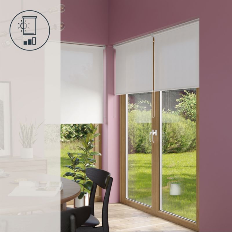GoodHome Halo rullegardin 68,5 x 240 cm i naturlig farve