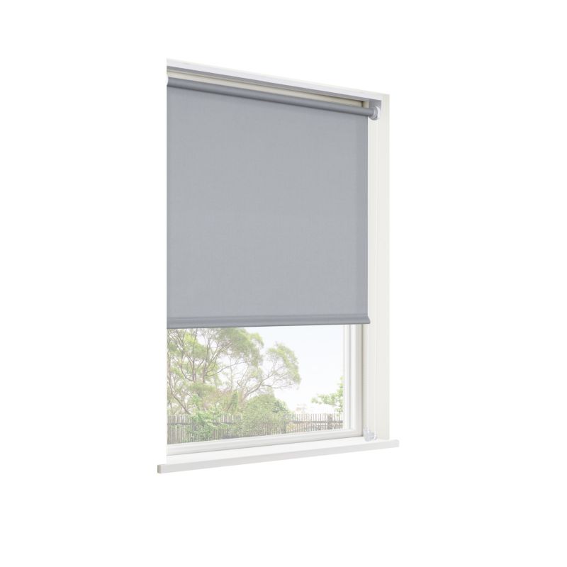 GoodHome Halo rullegardin 68,5 x 240 cm grå