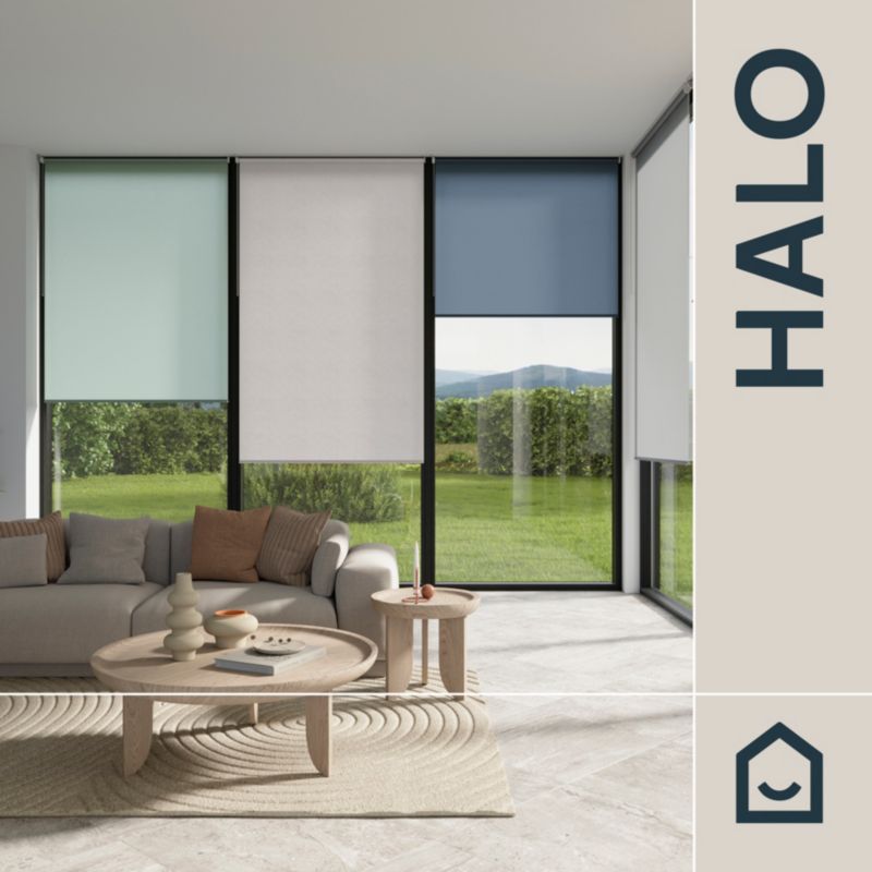 GoodHome Halo rullegardin 72 x 240 cm i pistaciegrøn