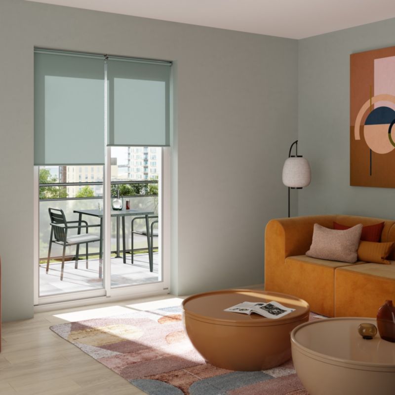 GoodHome Halo rullegardin 72 x 240 cm i pistaciegrøn