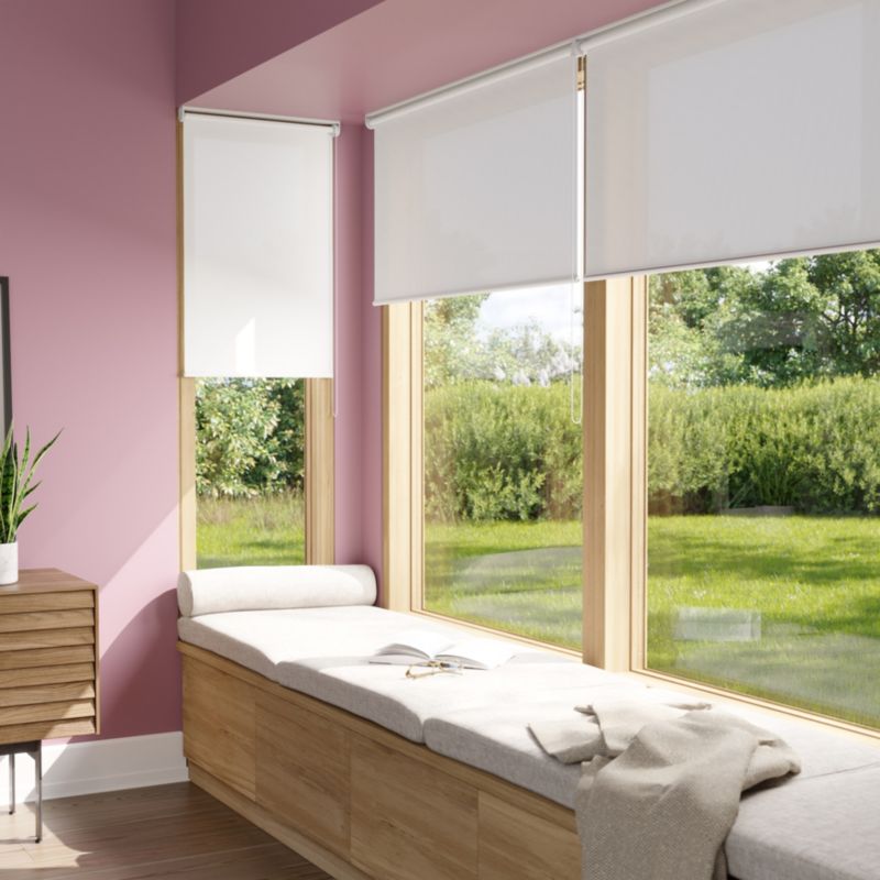 GoodHome Halo rullegardin 82 x 160 cm hvid
