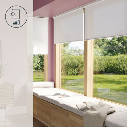 GoodHome Halo rullegardin 82 x 160 cm hvid