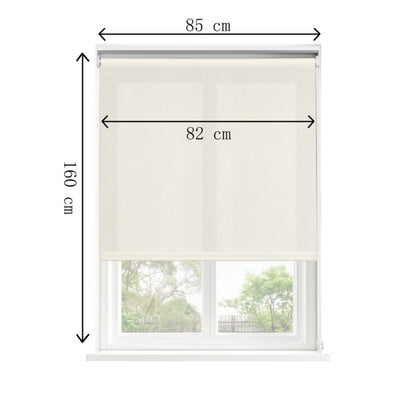 GoodHome Halo rullegardin 82 x 160 cm hvid