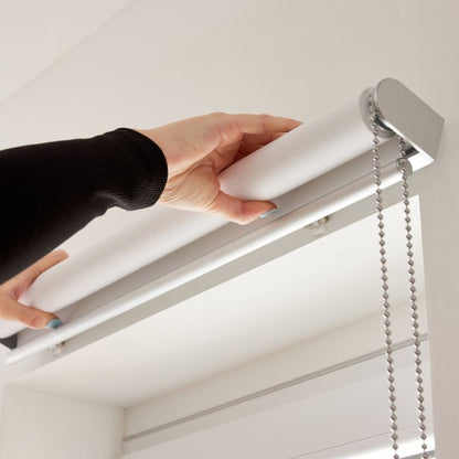 GoodHome Halo rullegardin 82 x 160 cm i lysegrøn