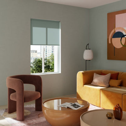 GoodHome Halo rullegardin 82 x 160 cm i lysegrøn