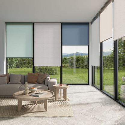 GoodHome Halo rullegardin 82 x 160 cm grå