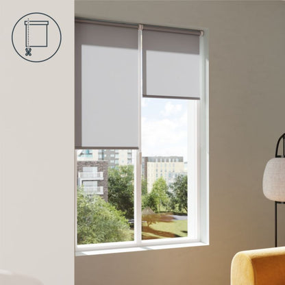 GoodHome Halo rullegardin 82 x 160 cm grå