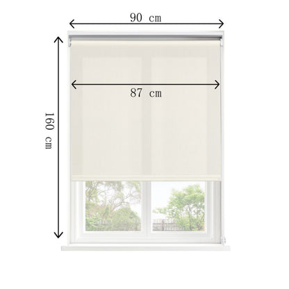 GoodHome Halo rullegardin 87 x 160 cm hvid