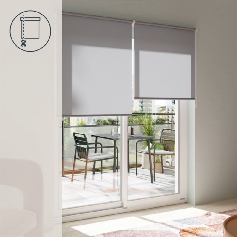 GoodHome Halo rullegardin 87 x 160 cm grå