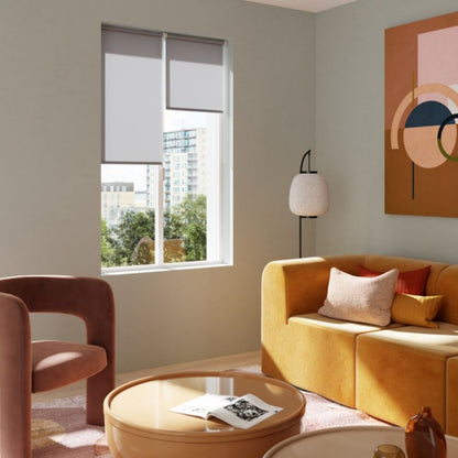 GoodHome Halo rullegardin 87 x 160 cm grå