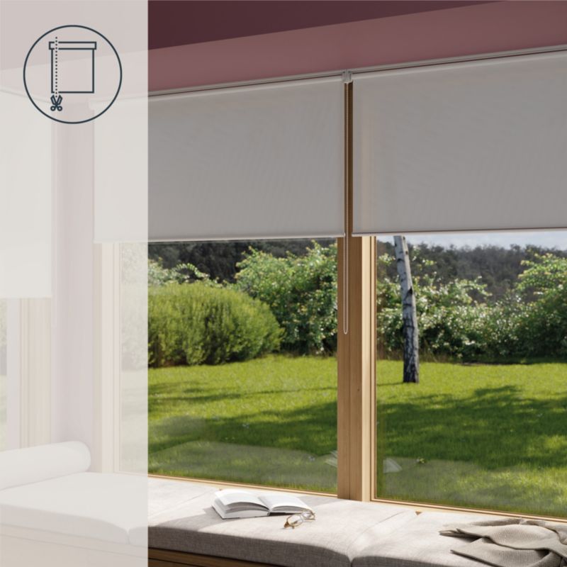 GoodHome Halo rullegardin 97 x 160 cm hvid