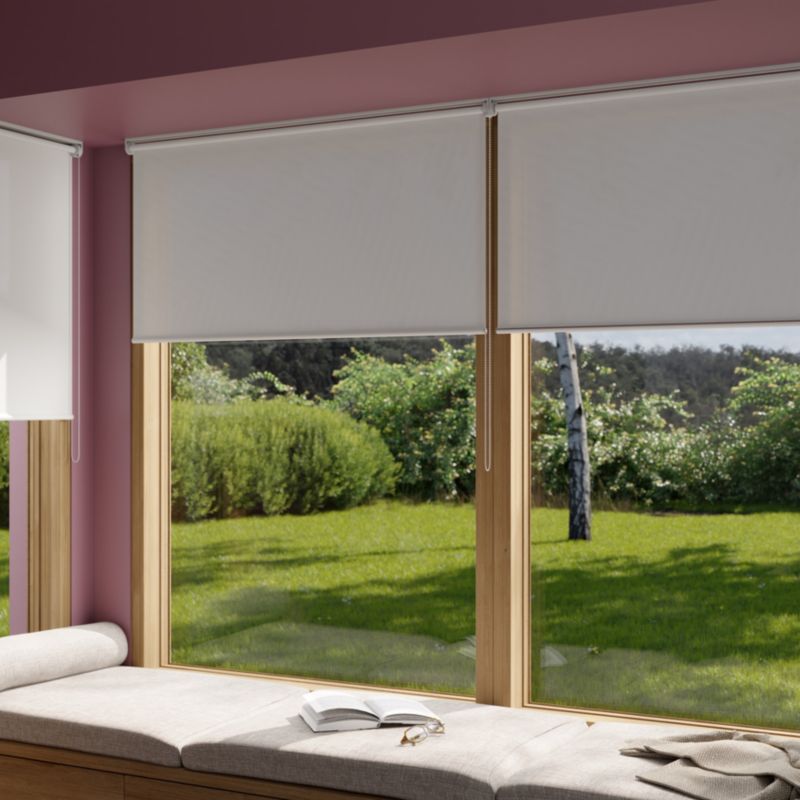 GoodHome Halo rullegardin 97 x 160 cm hvid