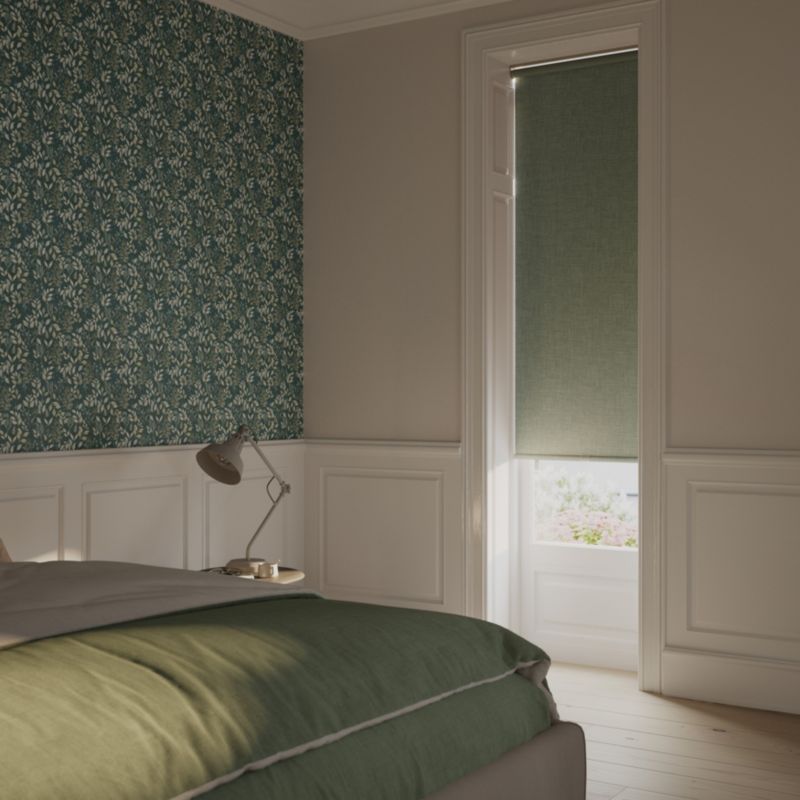 GoodHome Novan rullegardin 73 x 240 cm lys grøn