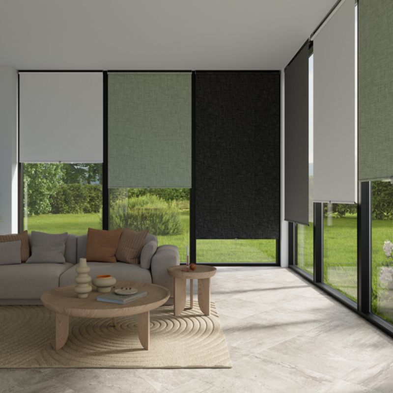 GoodHome Novan rullegardin 73 x 240 cm lys grøn