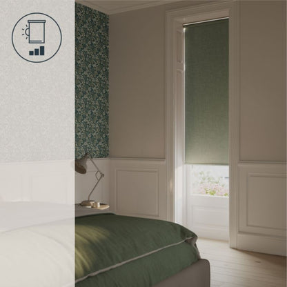 GoodHome Novan rullegardin 73 x 240 cm lys grøn