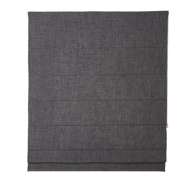 GoodHome Soyo romersk rullegardin 90 x 160 cm grå