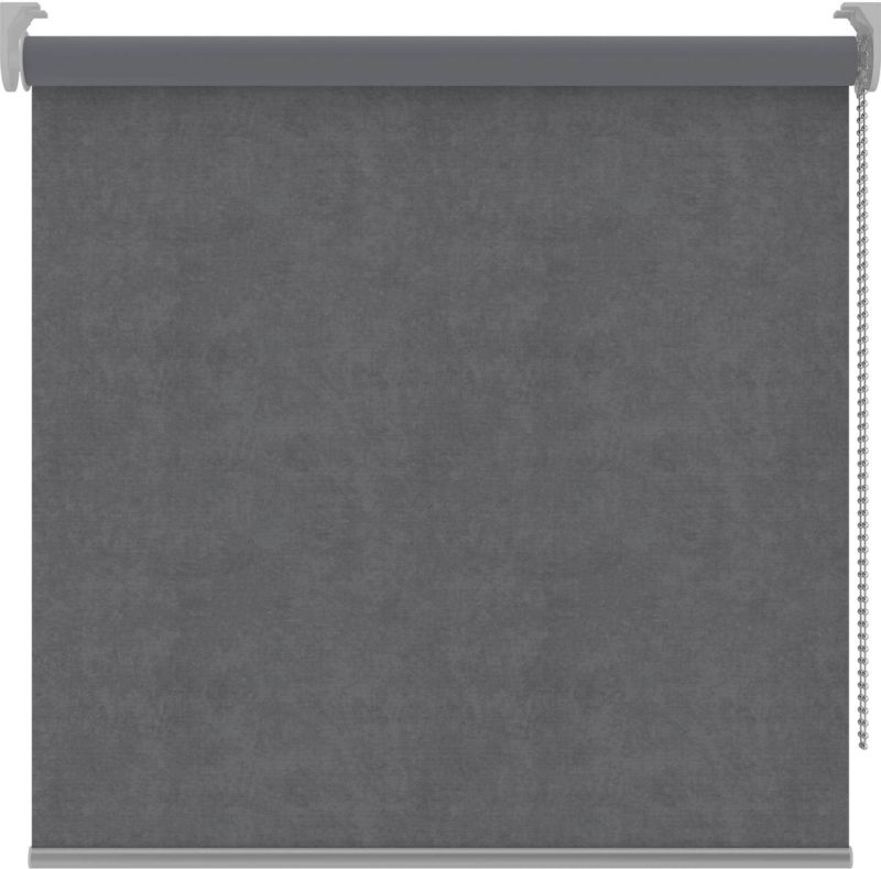 Velvet rullegardin 177 x 180 cm i stålgrå