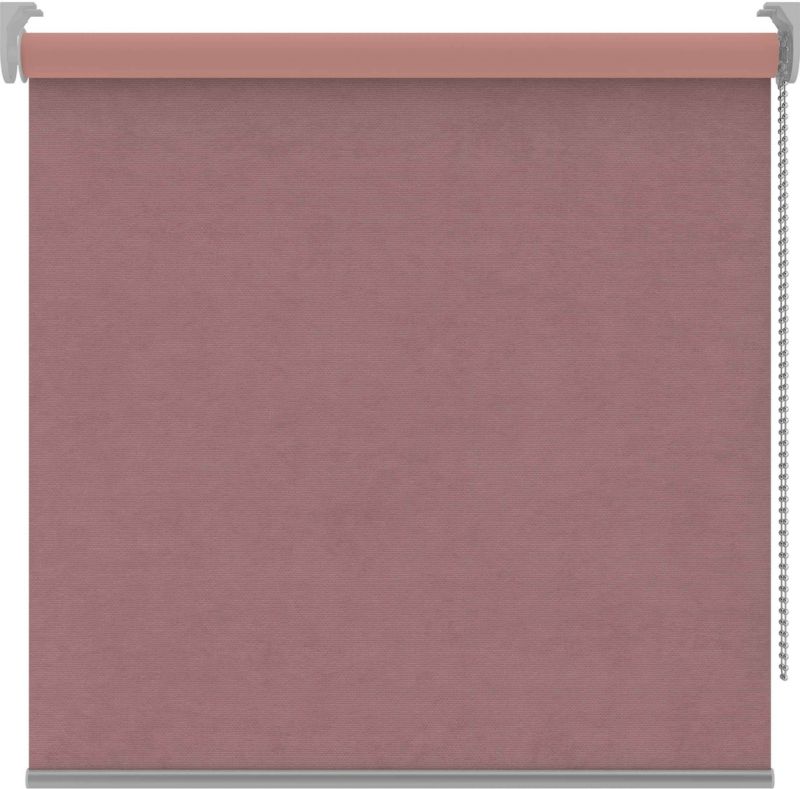 Velvet rullegardin 177 x 180 cm i rosa