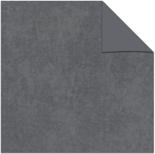 Velvet rullegardin 37 x 180 cm i stålgrå
