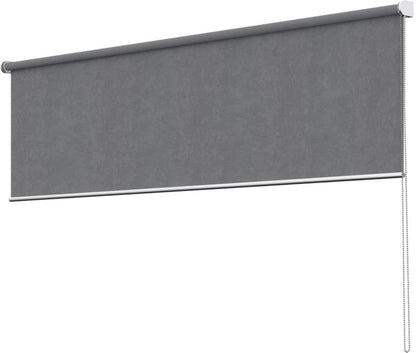 Velvet rullegardin 37 x 180 cm i stålgrå