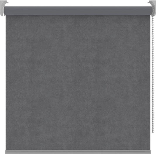 Velvet rullegardin 87 x 240 cm i stålgrå