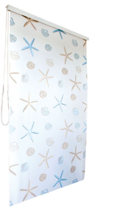 Roleta prysznicowa do wanny 80x240 cm przezroczysta PEVA