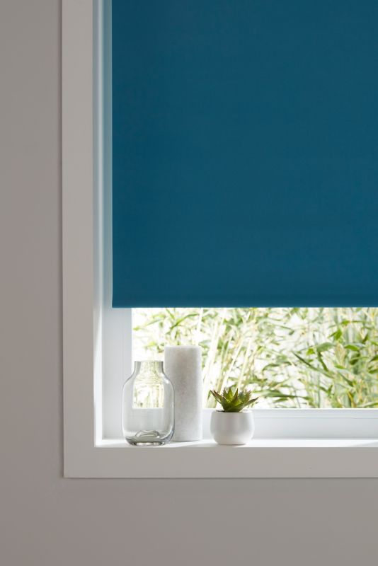 Mørklægningsrullegardin Colours Boreas 57 x 180 cm blå