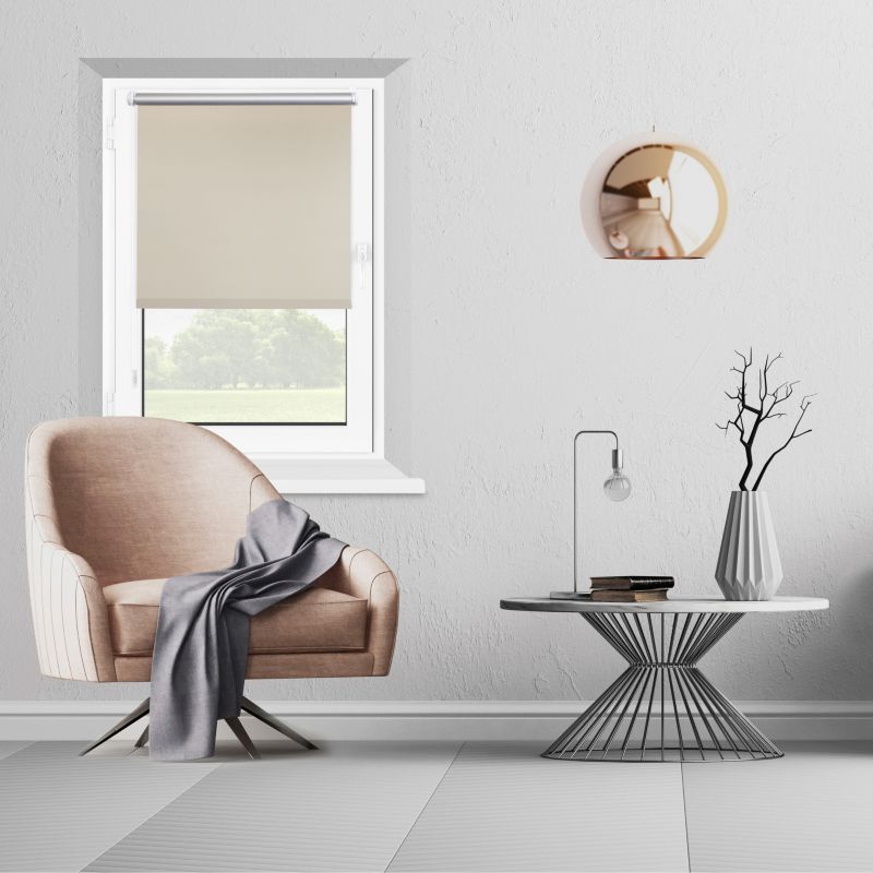 Mørklægningsrullegardin Notte 86 x 150 beige