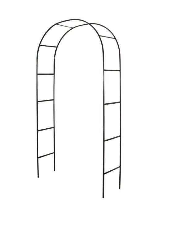 Rosenbue 240x140x40 cm Sort Metal