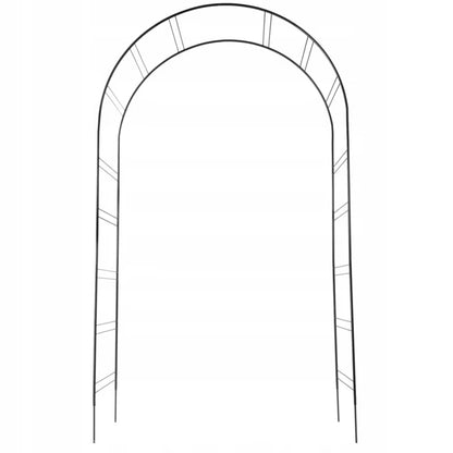 Rosenbue Pergola 255 cm Sort Stål